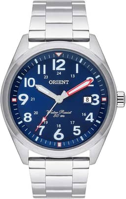 Relógio Orient Masculino Prata MBSS1396 D2SX