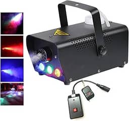 Maquina De Fumaça 1000w Luzes Rgb Led Iluminação Controle Remoto DMX DJ Festa (220v)