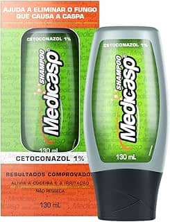 Medicasp Shampoo Anticaspa Cetoconazol Elimina Fungos da Caspa, Alivia Coceira e irritação, Resultados Comprovados, Tratamento Eficaz para Cabelos saudáveis - 130 ml, 1-Pack