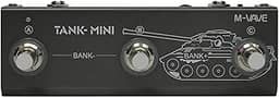 M-VAVE TANK MINI Pedal Multiefeitos para Guitarra/Baixo com 21 Presets, Bluetooth, Bateria Recarregável 7h, Interface Áudio USB, Modelador de Amp e Cab IR - Efeitos Profissionais Portátil