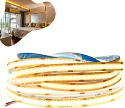 Fita Led 110v/220v Direta Cob Rolo 10m Não Usa Fonte (Branco Quente 220v)