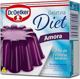 Dr.Oetker Dr. Oetker Gelatina Em Pó Diet Sabor Amora Sobremesa Com Sabor E Consistência Deliciosa Fácil De Fazer 12G