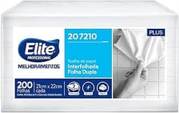 Elite Professional Papel Toalha Interfolhado Folha Dupla Elite Plus Com 200 Folhas