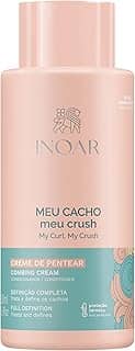 Inoar, Meu Cacho, Meu Crush – Creme de Pentear, Define Cachos, Hidrata e Controla o Frizz, Com Óleos Naturais e Vitaminas - 500ml