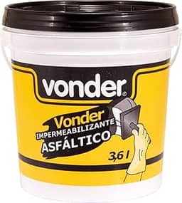 Vonder, Impermeabilizante Asfáltico 3,6 L.