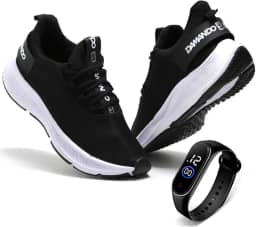 Tenis Masculino Academia Corrida Treino Esportivo Caminhada Confortavel e Leve + Relógio Digital