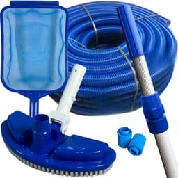 Kit Limpeza Para Piscina Inflavel Desmontavel Acessorios Produtos Aspirador(Kit Completo [Sem Cabo])