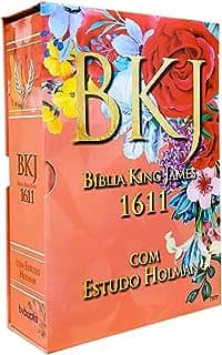 Bíblia King James Fiel 1611 com Estudo Holman - Feminina - 6° Edição