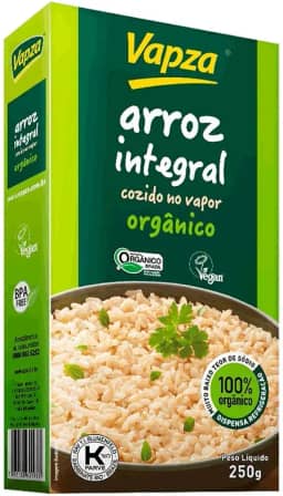 Feijão Carioca Orgânico 250G Vapza Peso líquido 250g