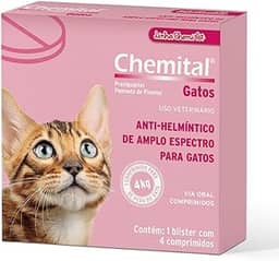 CHEMITEC Chemital Cats Anti-Helmíntico De Amplo Espectro Para Gatos