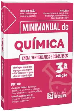 MINIMANUAL DE QUÍMICA - ENEM, VESTIBULARES E CONCURSOS