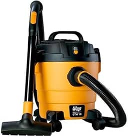 WAP Aspirador de Pó e Água GTW 10, Compacto, 10 Litros, com Mangueira de 1,5 Metros, Filtro Lavável, 140mbar 1400W 220V