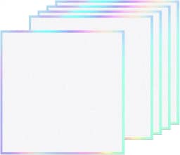 Conjunto de 5 Pranchetas Japonesas Shikishi, Pranchetas para Assinatura, Papel para Desenho de Anime, Papel Washi, Quadradas, para Marcadores, Esboços, 10cmx10cm