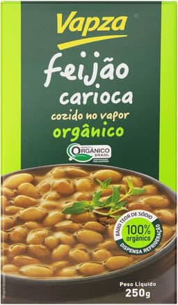 Feijão Carioca Orgânico Vapza