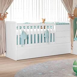 Berço Cama Multifuncional Cléo Branco - Carolina Baby