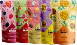 Kit 5x Sachês De Frutas Para Bebidas Easy Drinks 100g