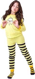 Pijama Infantil Inverno com punho para Meninas 1 ao10 anos com detalhes Luxo Interativos 100% algodão + 10 estampas a escolher