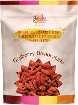1 Kg Goji berry Desidratado Importado | Rico em Vitaminas | Marca Ca.Nuts (1 Kg)