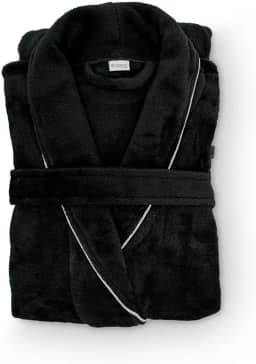 Roupão Banho Flannel Golden Adulto Unissex Toque Macio Microfibra Appel Home