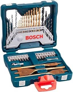 Bosch Kit de pontas e brocas em titânio X-Line com 40 peças