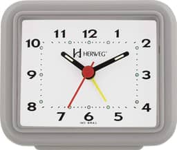 Despertador Quartz Cinza