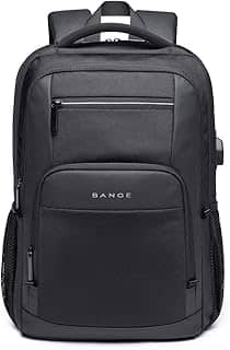Mochila Masculina Feminina Para Notebook Impermeável Executivo Com Acabamento Fino E Design Moderno Grande Cabo Saída USB Alças Confortáveis - BANGE