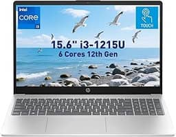 HP Notebook 15,6' Hd Touchscreen 15-Fd0023Dx, Intel Core I3-1215U, 8 Gb De Ram, Ssd 256 Gb, Bluetooth, Wi-Fi, Placa Vídeo Uhd, Windows 11 Home No Modo S, Prata Natural