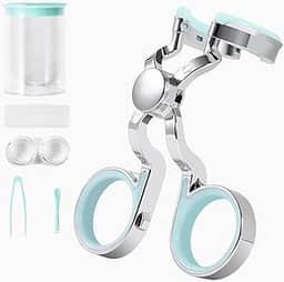 MUQING Auxiliares Para Uso Diário De Lentes De Contato, Removedor De Lentes De Contato De Silicone Macio E Conjunto De Ferramentas De Inserção, Incluindo Pinças, Estojo Para Lentes De Contato E Êmbo