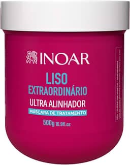 Inoar, Liso Extraordinário Máscara Capilar Antifrizz com Brilho Espelhado 500g