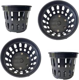 Kit 20 Vasos Vazado Para Plantar Plantas E Orquídeas Vs 15 Plastico Alta Drenagem Plantio Jardim Cultivo