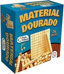 Material Dourado Com 74 Peças Pais & Filhos Dourado