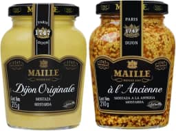 Kit Mostarda Dijon & Em gr?os Maille Importado Fran?a