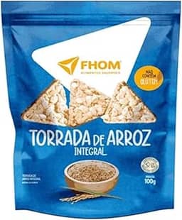Torrada de Arroz Integral FHOM 100g