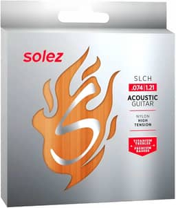Jogo de Cordas Para Violão Nylon Solez Tensão Média ou Pesada - SLCH/SLCM (SLCH)