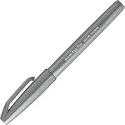 Caneta Brush Sign Pen Pentel Cinza