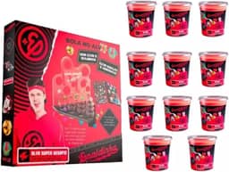 Lojas Q2 Enaldinho Kit Jogo Bola No Alvo com 11 Slimes Gelástica