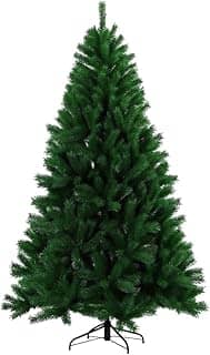 Árvore De Natal 1,80cm Pinheiro Alto Luxo 850Galhos Cheia Resistente Pinheiro De Natal Tradicional Verde Premium