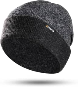Gorro de caveira quente de inverno de lã - gorro de caveira masculino feminino para corrida, esqui, caminhada