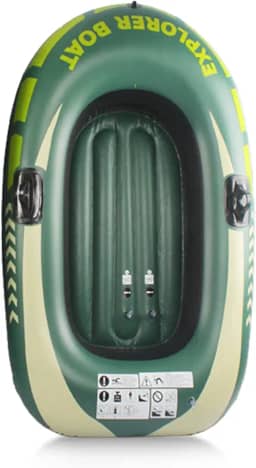 Barco Inflável Barco de Pesca Diversão de Verão Barco Canoa Caiaque para Uma Pessoa