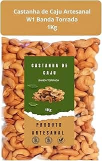 Castanhas De Caju Torradas Em Bandas 1kg Com Sal