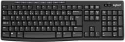 Teclado sem fio Logitech K270 com 8 Teclas Multimídia, Conexão USB, Pilhas Inclusas e Layout ABNT2 - Compatível com PC e Notebook.