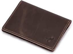 Carteira Masculina Porta Cartão Slim Couro Bovino