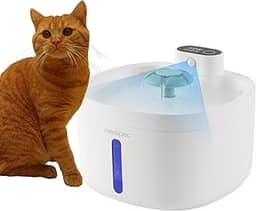 USB Fonte Bebedouro de Água Portátil para Gatos e Cães - Fontes de Água para Pets sem Fio, Bebedouro para Animais de Estimação, Silencioso