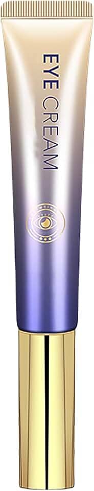 Creme para olhos retinol com 10% ácido hialurônico, 5% nicotinamida, 30% retinol, 10% vitamina C para olheiras inchadas, rugas e linhas finas, creme sob os olhos com massagem de rolo ocular de 360°