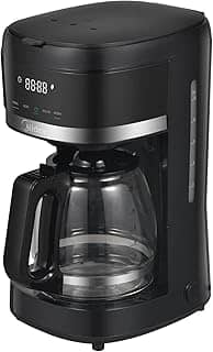 Cafeteira Midea 1,5L com Delay Brew, Desligamento Automático e Aroma Boost – Design em Aço Inoxidável, Aquecimento Rápido de 1000W, 110V, CMD15P1