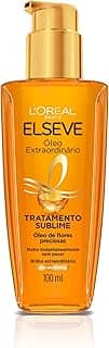 ELSÉVE Óleo Capilar L'Oréal Paris Elseve Óleo Extraordinário 100Ml - Leave In Anti Frizz Protetor Térmico Tratamento Reconstrutor Para Todos Os Tipos De Cabelo