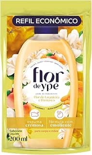 Flor de Ypê Sabonete Líquido, Flor de Laranjeira e Damasco, 200ml (Refil)