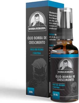 Barba Robusta Oleo Para Barba Tira Frizz Modela Barba Robusta Hidrata e Estimula o Crescimento da Barba