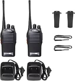 Kit 2 Rádios Comunicadores Walk Talk BF-777S - 16 Canais, Longo Alcance, Maior Redução de Ruído, Bateria Recarregável 1500mAh, Lanterna Integrada, Ideal para Profissionais e Aventuras