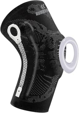 Joelheira de Compressão Profissional Snake para proteção e recuperação do joelho Premium Rubber Fit (G)